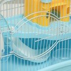Клетка для грызунов "Пижон", укомплектованная с замком, 37 х 27 х 30 см, голубая - Фото 3