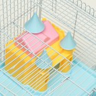 Клетка для грызунов "Пижон", укомплектованная с замком, 37 х 27 х 30 см, голубая - Фото 8