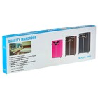 Шкаф для одежды, 68×43×145 см, цвет бордовый - Фото 4