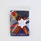 Георгиевская лента на 9 мая «Помним! Гордимся!», 10.5×14 см - Фото 6