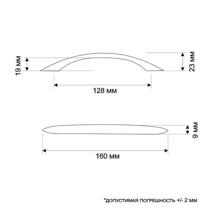 Ручка-скоба CAPPIO RSC014, м/о 128 мм, цвет медь - фото 18563528 Ручка-скоба CAPPIO RSC014, м/о 128 мм, цвет медь - фото 18563528