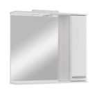 Шкаф-зеркало подвесной SanStar "Аура 80" белый - Фото 4