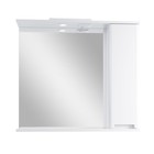 Шкаф-зеркало подвесной SanStar "Ориана 80" белый - Фото 2