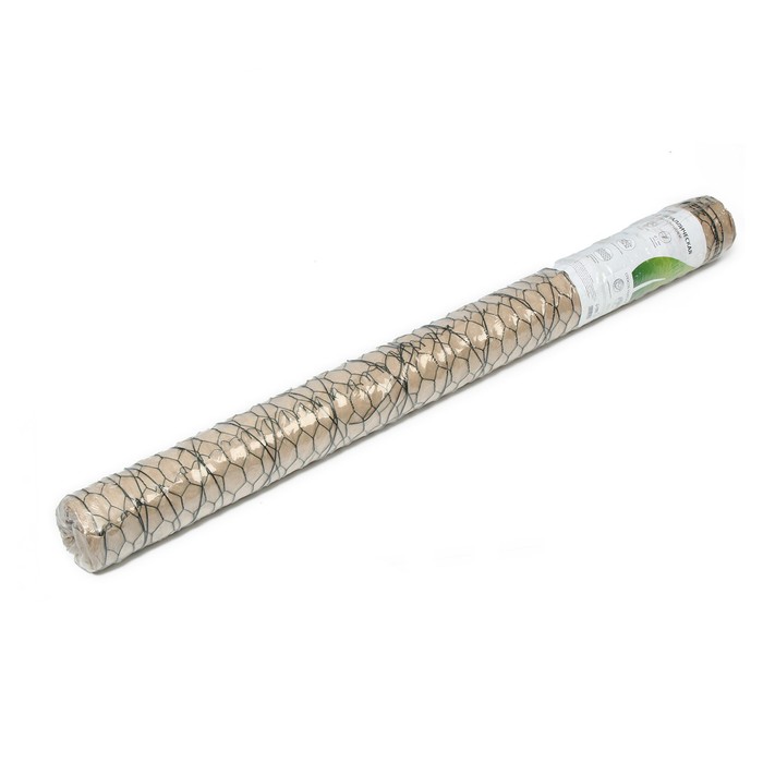 Сетка плетёная с ПВХ покрытием, 10 × 1 м, ячейка 25 × 25 мм, d = 0,9 мм, металл, Greengo - фото 1882613221