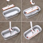 Ведро для уборки складное, 17 л, 55×25×20 см, цвет серый - Фото 5