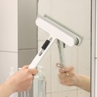 Щётка для окон Raccoon «Компакт», дополнительная щётка в ручке 17.5×15 см, сгон TPR=22 см, абразивная моющая часть 26.5×22×4.5 см - Фото 2