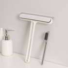 Щётка для окон Raccoon «Компакт», дополнительная щётка в ручке 17.5×15 см, сгон TPR=22 см, абразивная моющая часть 26.5×22×4.5 см - Фото 1