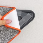 Щётка для окон Raccoon, фигурная, телескопическая стальная ручка 80(125) см, водосгон силикон 26 см, насадка из микрофибры 26×17.5 см - Фото 8