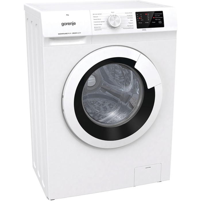 Стиральная машина Gorenje WHP60SF, класс A, 1000 об/мин, до 6кг, белая - фото 51443257