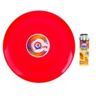 Летающая тарелка, 24 × 24 × 2,5 см, цвет красный + мел в подарок - Фото 4
