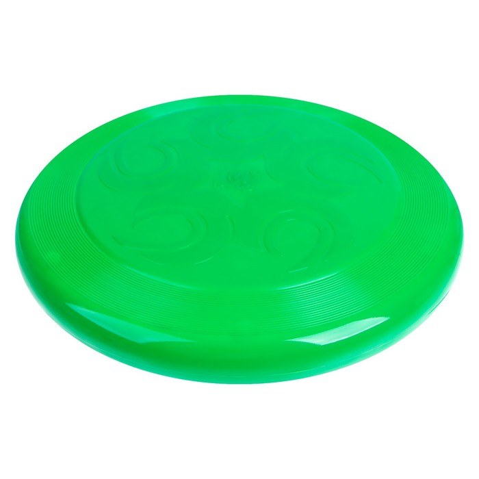Летающая тарелка, 24 × 24 × 2,5 см, цвет зелёный + мел в подарок - фото 1911885228