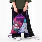 Мешок для обуви «Аниме» (с карманом) 42×34 см - Фото 11