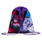 Мешок для обуви «Аниме» (с карманом) 42×34 см - Фото 5