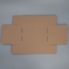Коробка сборная с окном бурая 27х10х21 см (5 шт) - фото 805329019