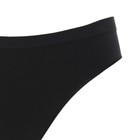 Трусы женские бразилиана бесшовные, цвет чёрный, размер S-M (42-46) - фото 24628959