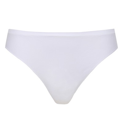 Трусы женские бразилиана бесшовные, цвет белый, размер L-ХL (48-52)