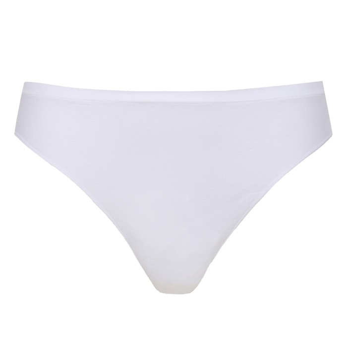 Трусы женские бразилиана бесшовные, цвет белый, размер L-ХL (48-52) - Фото 1