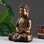 Фигура "Будда молится" бронза, 33х23х18см - фото 6817593