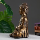 Фигура "Будда молится" бронза, 33х23х18см - фото 6817594