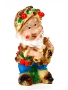 Садовая фигура из гипса «Гном с охапкой дров», 38.5×18×22 см - Фото 8