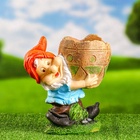 Садовая фигура из гипса «Гном с кашпо», 25×15×24 см, МИКС - Фото 6