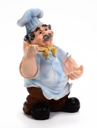 Садовая фигура из полистоуна «Повар», 28×18×48 см  (артикул 9487940)  большой выбор товаров оптом и в розницу по низким ценам с доставкой