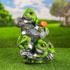 Садовая фигура "Лягушата на камнях" 36х26см - Фото 1