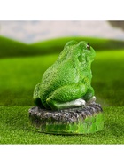 Садовая фигура из гипса «Лягушка на камне», 22×20×22 см 9487950