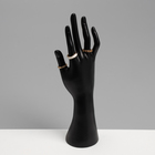 Подставка для украшений «QF. Рука», 7.5×6×24 см, чёрная - Фото 4