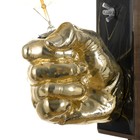 Бра "Правая рука кулак" E27 60Вт яркое золото 18х18х10 см - Фото 8