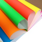 Бумага цветная флуоресцентная А4, 7 листов, 7 цветов, односторонняя мелованная, ErichKrause, на склейке, схема поделки - фото 9118404