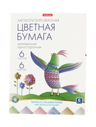 Бумага цветная металлизированная, А4, 6 листов, 6 цветов, односторонняя мелованная, ErichKrause, в папке (комплект 5 шт) - фото 49313181