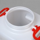 Фляга-бочка пищевая, 30 л, горловина 19.5 см, белая - Фото 4