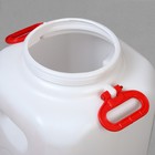 Фляга - бочка пищевая, 50 л, горловина 19.5 см, пластиковая, белая - Фото 4