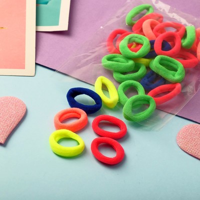 Резинки для волос «Выбражулька», набор 30 ±1 шт., d=1.4 см ассорти