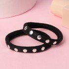 Резинки для волос QF «Аманда», набор 4 шт., круг, 4.5 см, чёрные - Фото 2