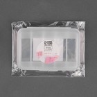 Органайзер для рукоделия, 5 отделений, 8.1×5.5×1.7 см, прозрачный - Фото 3