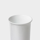 Ваза для цветов, d=11 см, h=26 см, белая - Фото 3