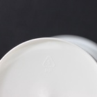 Ваза для цветов, d=11 см, h=26 см, белая - Фото 5