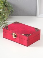 Шкатулка для украшений «Сундучок. Яснорада», дерево, с заклёпками, 18×11.5×6 см - Фото 2