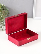 Шкатулка для украшений «Сундучок. Яснорада», дерево, с заклёпками, 18×11.5×6 см - Фото 5