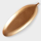 Блюдо для фруктов Доляна «Золотой лист», 59×22 см, золотистое - Фото 4