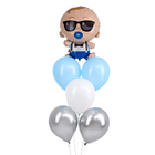 Воздушные шары, букет Mini Boss, набор 6 шт. - Фото 2