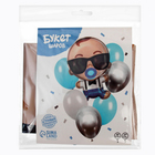 Воздушные шары, букет Mini Boss, набор 6 шт. - Фото 3