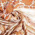 Платок текстильный, цвет молочный, размер 70х70 - Фото 4