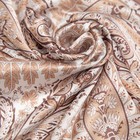 Платок текстильный, цвет бежевый, размер 58х58 - Фото 4
