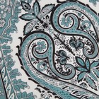 Платок текстильный, цвет бирюзовый, размер 58х58 - Фото 2