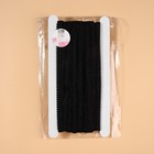 Резинка ажурная бельевая, 8 мм, 10±0.5 м, чёрная - Фото 2