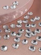 Стразы пришивные «Шатон», круглые, из органического стекла, d=8 мм, 50 шт., белые - Фото 2