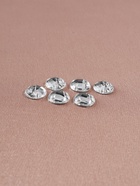 Стразы пришивные «Шатон», круглые, из органического стекла, d=8 мм, 50 шт., белые - Фото 4